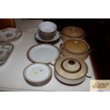 A quantity of Denby dinnerware