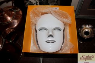 An LED beauty mask