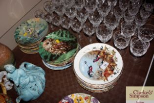 A quantity of Royal Doulton and Wedgwood collector