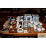 A quantity of various bone china teaware; kitchen