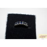 A 925 and sapphire set ring