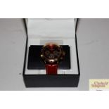 A boxed Swan Edgar wrist watch