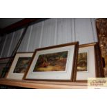 Three Archibald Thorburn limited edition prints; a