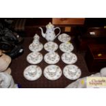 An Eximious porcelain coffee set