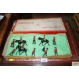 A box of Johillco model soldiers