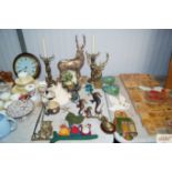 A quantity of various decorative china etc. to inc