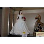 A Royal Worcester anniversary figurine for the Yea