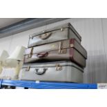 Three suitcases