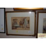 Charles Cattermole, Victorian watercolour dated 18