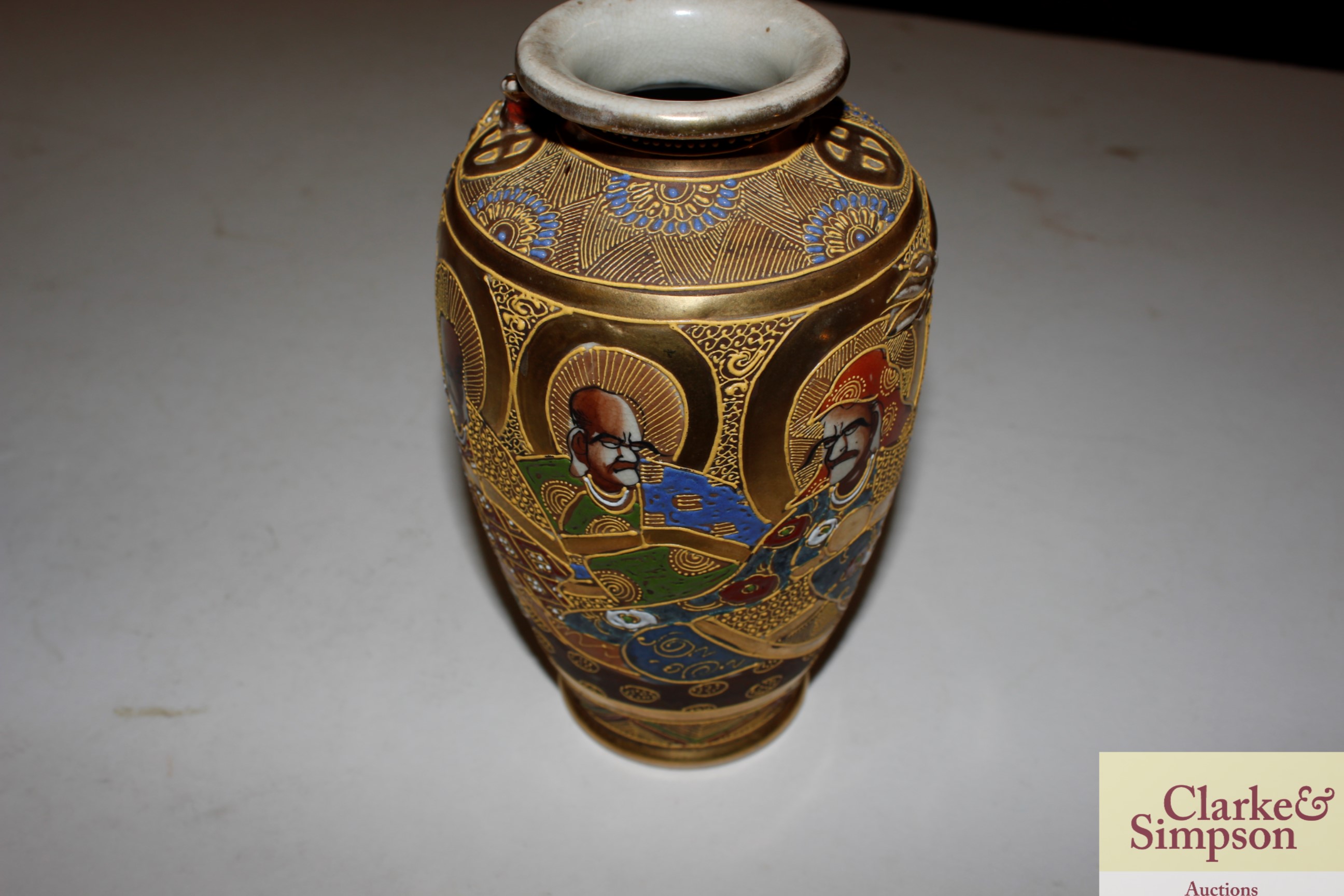 A Chinese tea pot with figural handle and spout; a - Image 2 of 5