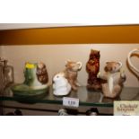 A collection of Beswick Coalport and other animal