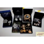 Six boxes of Swarovski Crystal jewellery