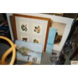 A quantity of various pictures and prints