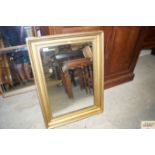 A 19th Century gilt framed wall mirror