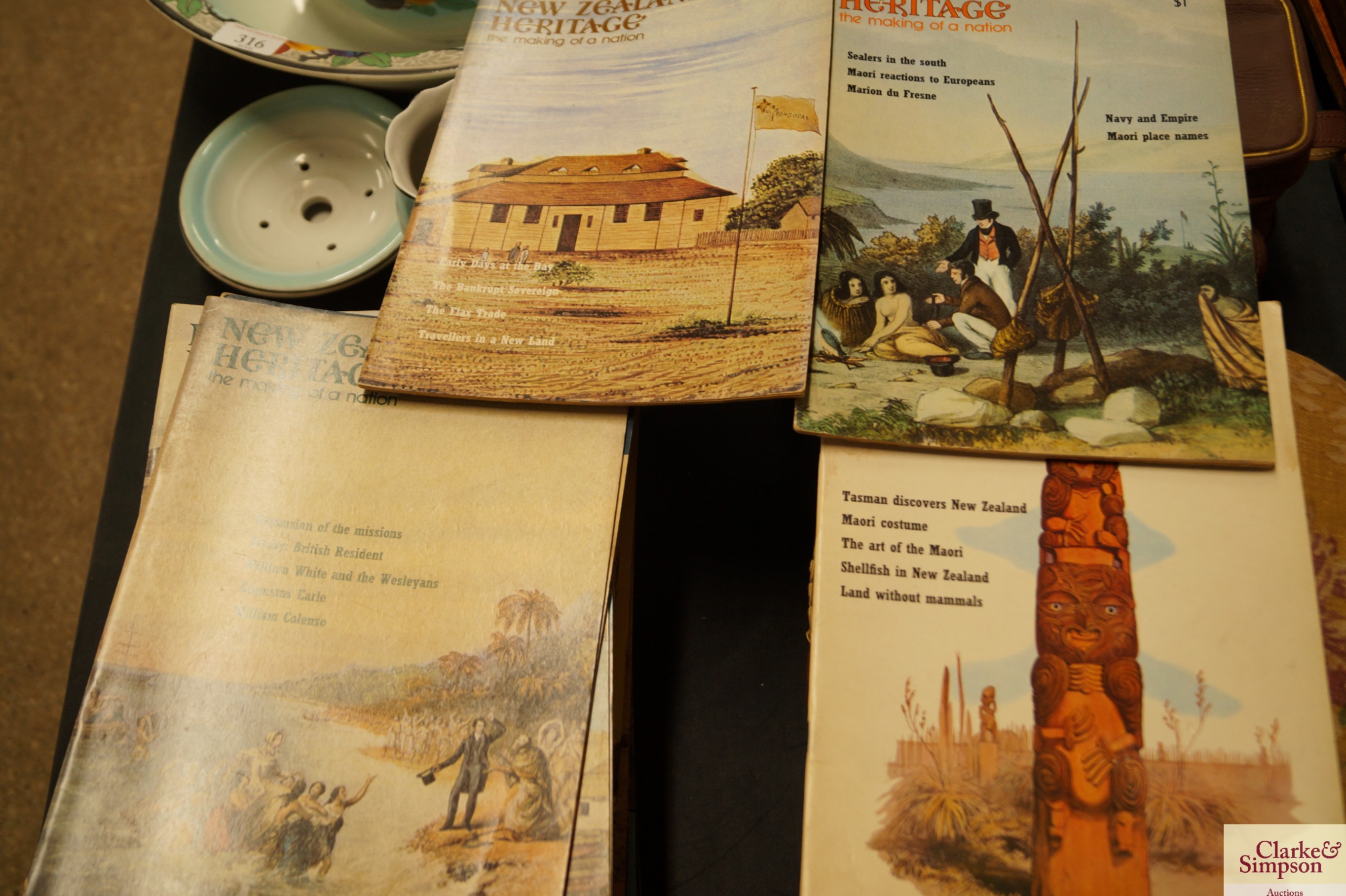 A collection of New Zealand Heritage magazines