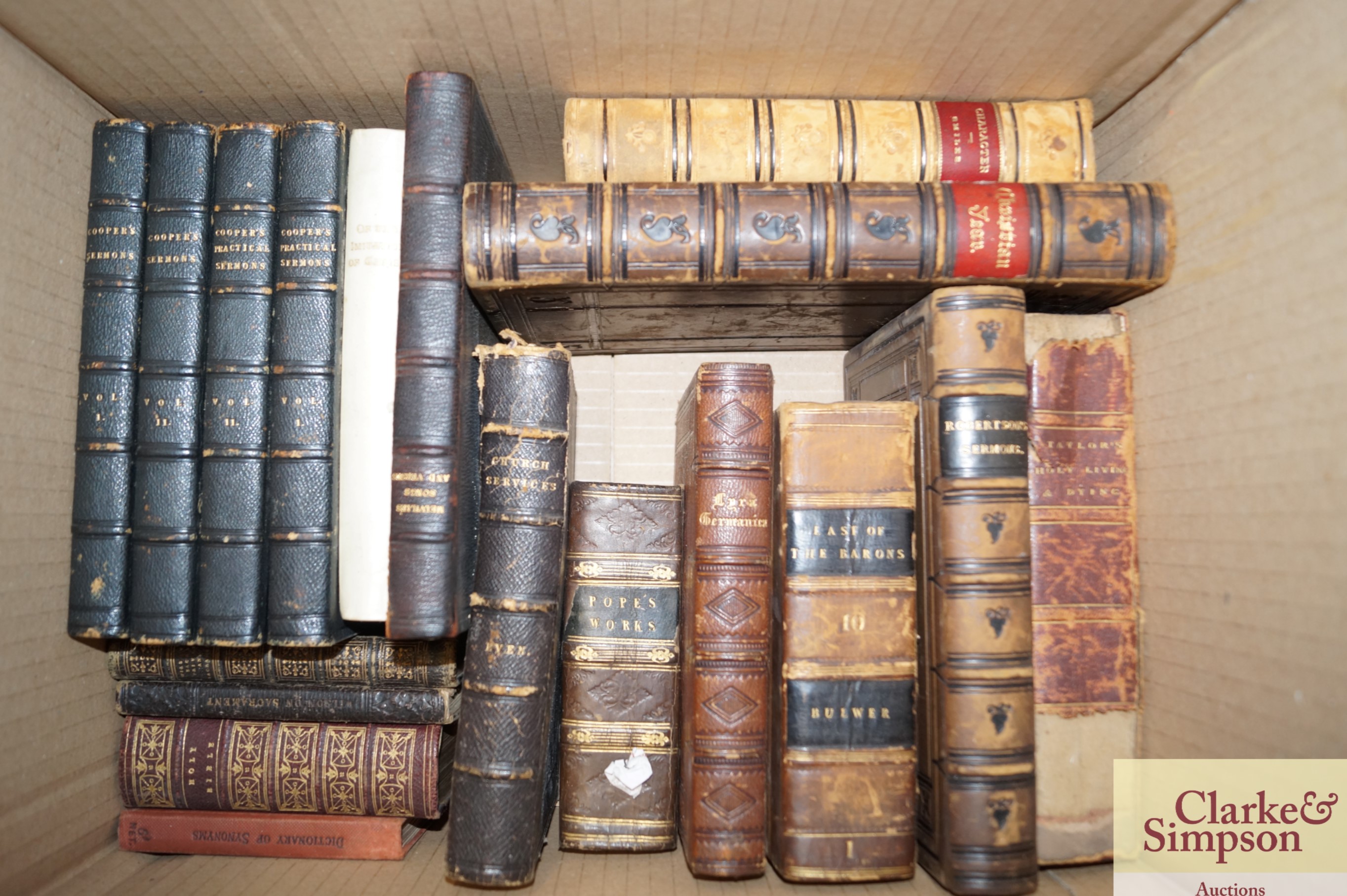 A collection of antiquarian books to include Melvi