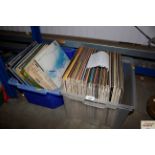 Two boxes of various LPs