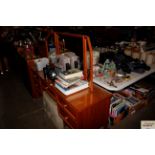 G-Plan dressing table five drawers together with a
