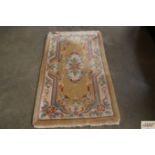 An approx. 5'1" x 2'7" Chinese style patterned rug