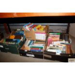 Four boxes of various books and annuals