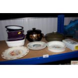 A quantity of various china and collectors plates