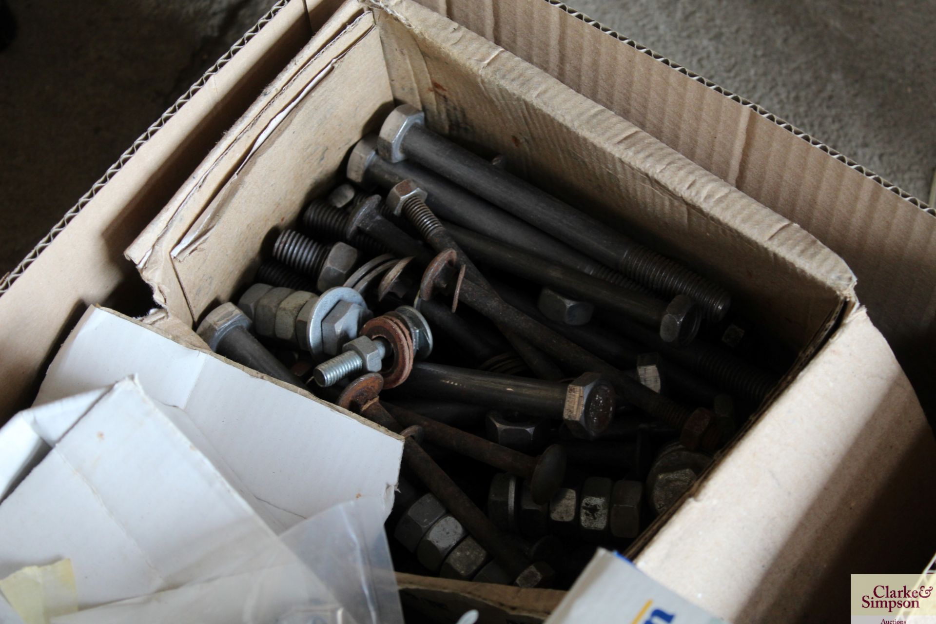 Various nuts and bolts, cabinet and door furniture etc. - Image 2 of 4