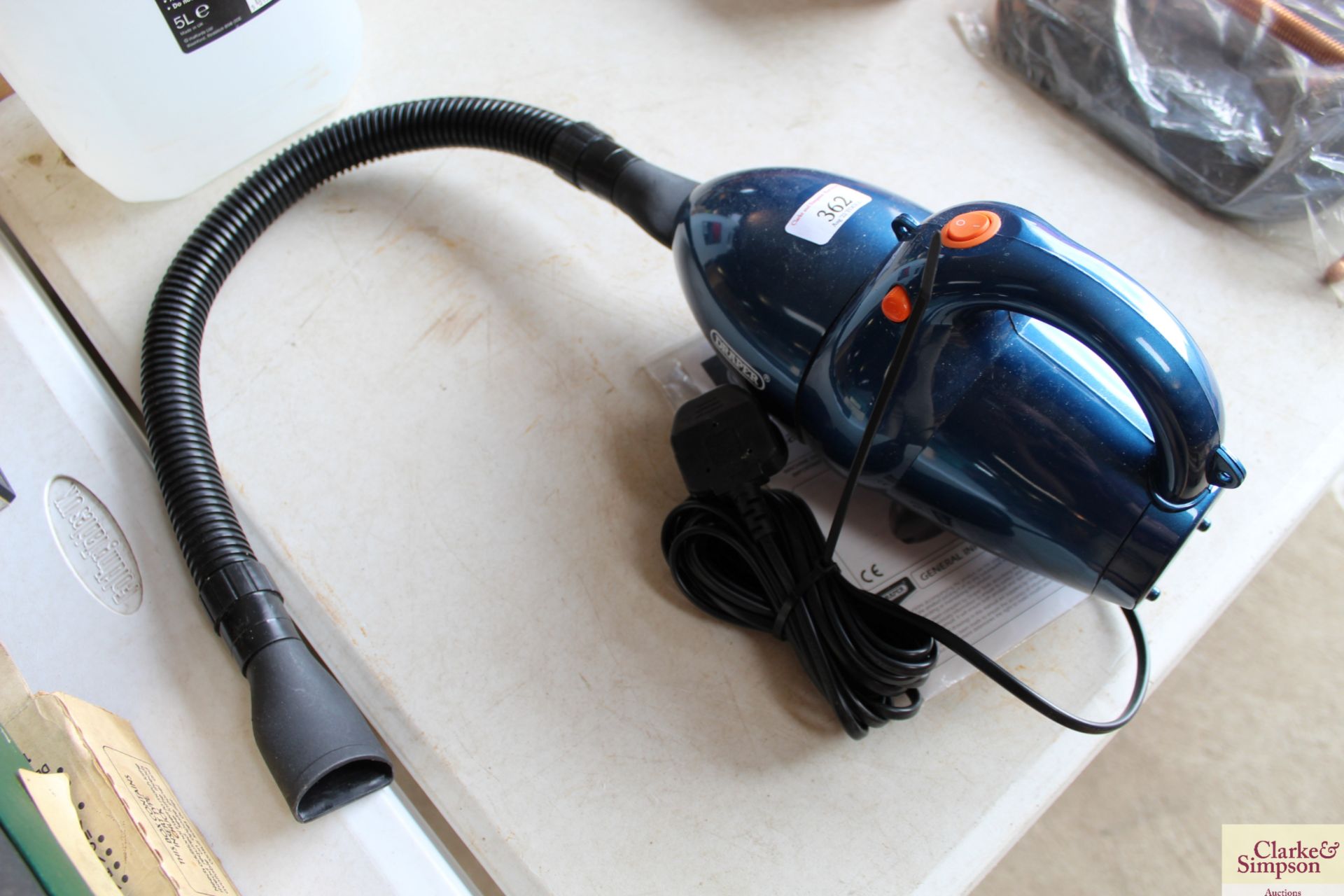 Draper handheld 230v vacuum cleaner.