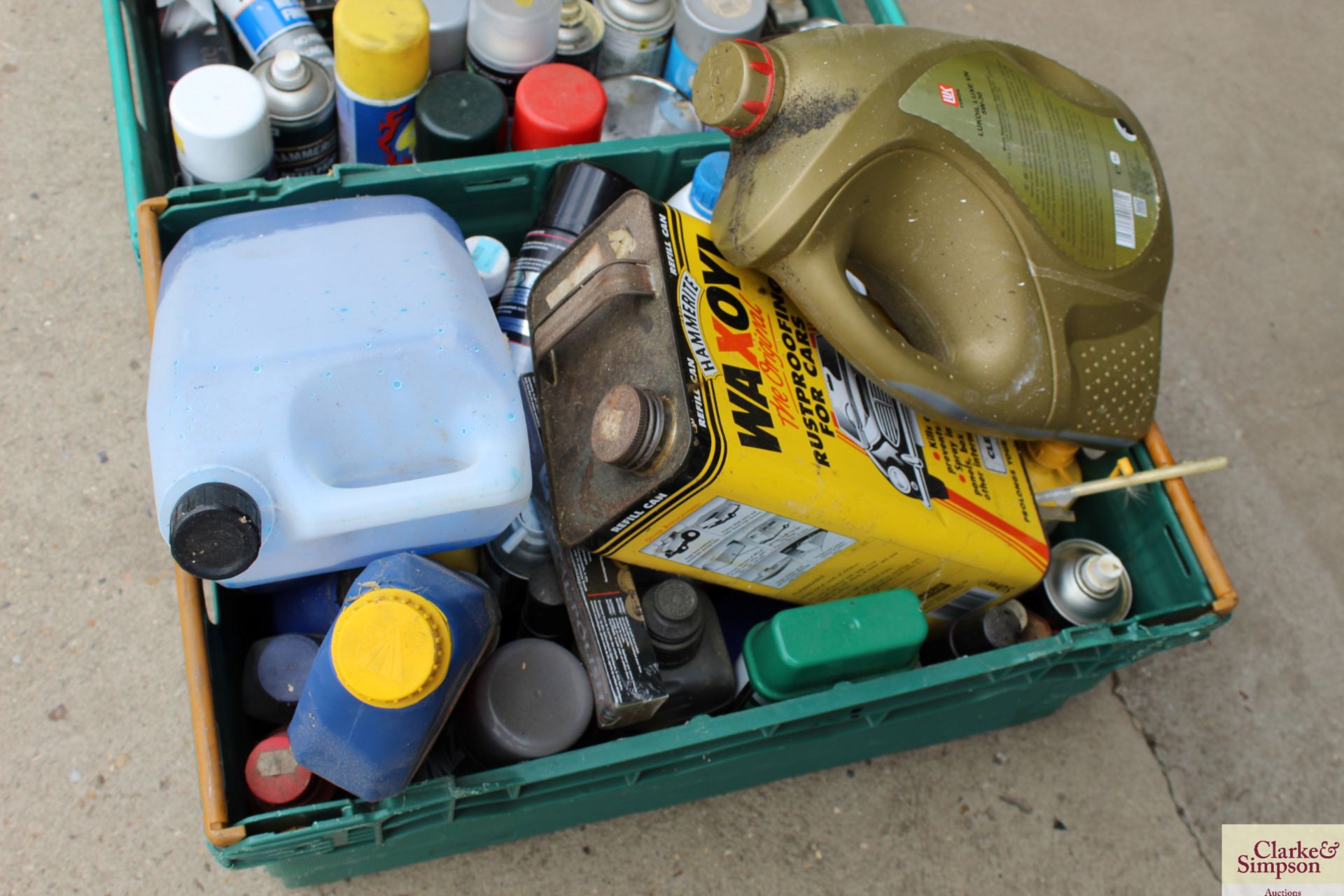 Large quantity of oils, paint, polish, sealant etc - Image 2 of 4