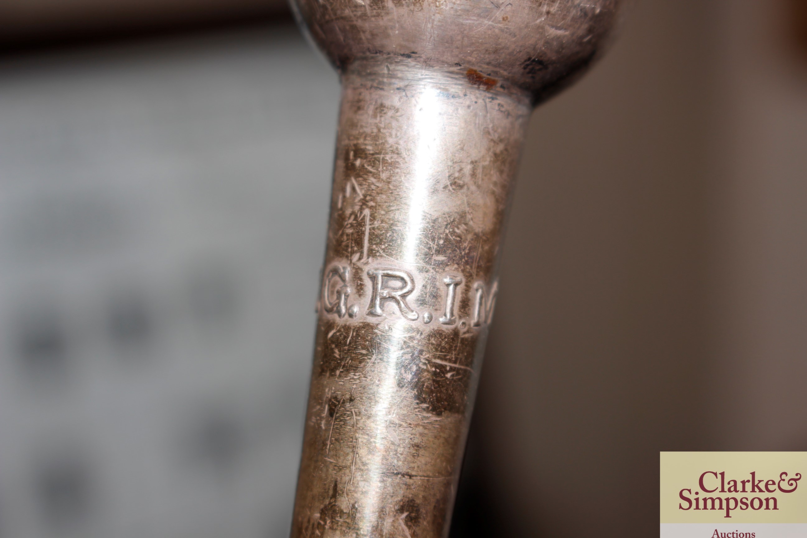 A Regimental swagger stick - Image 4 of 5