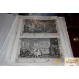 A set of six early 19th Century Hogarth engravings