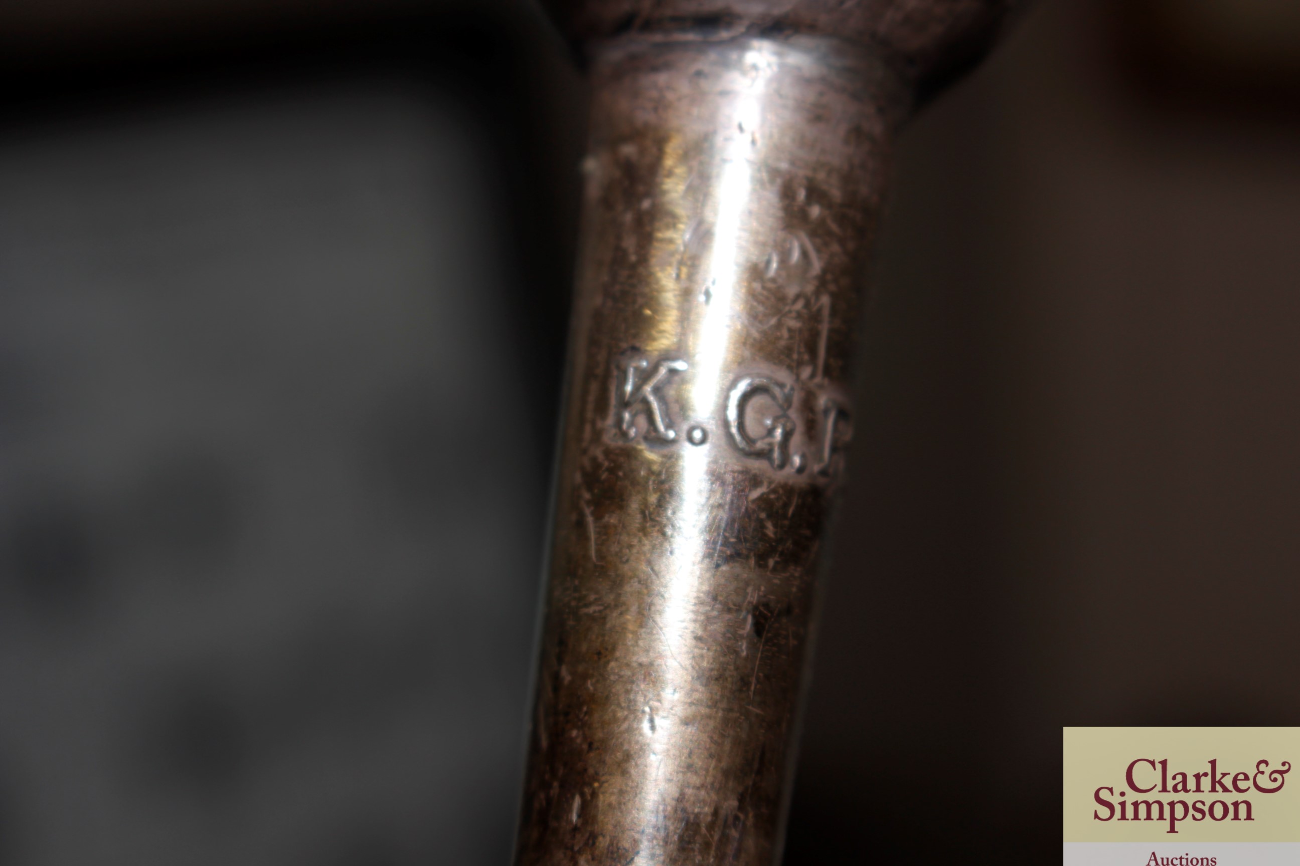 A Regimental swagger stick - Image 3 of 5