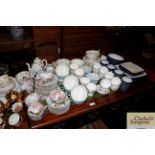 A quantity of miscellaneous tea and dinnerware