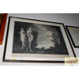 After Fuseli, antique engraving Shakespeares' the T