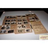 A collection of German WW2 army documents and phot