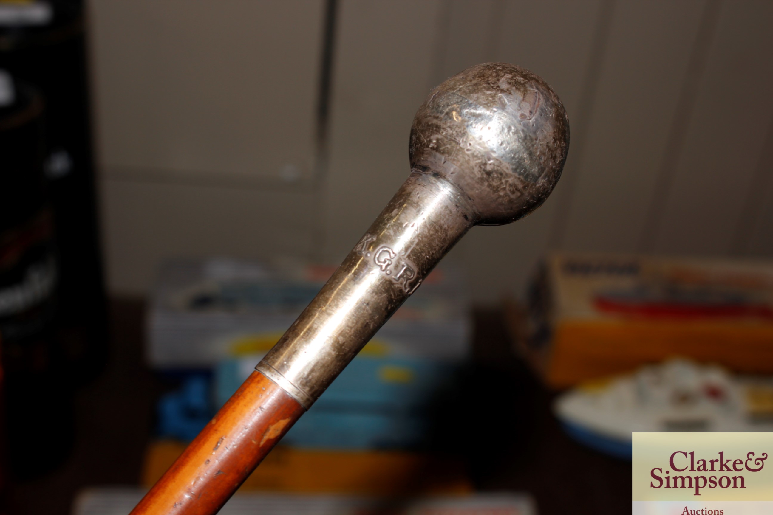 A Regimental swagger stick - Image 2 of 5