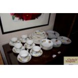 A quantity of Richmond bone china teaware; and a q