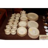 A quantity of Denby "Day Break" tea and dinnerware