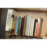 A box of various Art Reference books