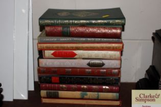 Various Folio Society and other historical books,