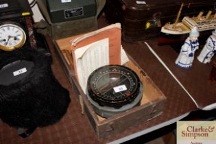 A Compass for a Lancaster Bomber 1942, with docume