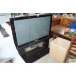 A Panasonic Viera flat screen television on stand w