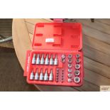 A 34 piece Drive Star and bit set (40)