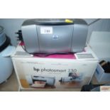 An HP Photosmart camera printer with original box