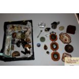 A box containing various decorative items to inclu
