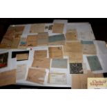 Various German WW2 ephemera and letters