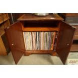 A record cabinet together with contents of records