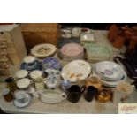 A quantity of various china to include Portmeirion