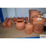 A collection of Henry Watson pottery