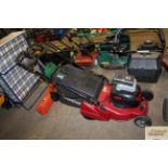 A Mountfield S42R PD LI with lithium battery charg