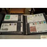 Two albums of First Day covers